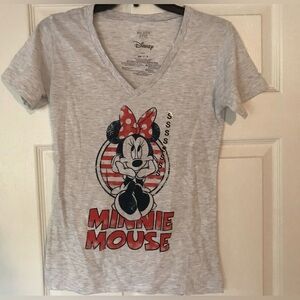 Disney Minnie Mouse Woman Tee - Light Gray